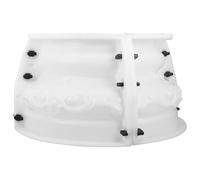 ABOOFAN Molde para Base de Columna Romana de Hormigón Reutilizable para Bricolaje Diseño Delicado para Decorar Entradas y Restaurar Estructuras Históricas