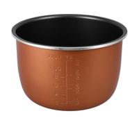 ABOOFAN Olla Interior De Repuesto Para Olla De Presión Eléctrica Revestimiento Antiadherente Con Escala Cubeta Interior Para Arrocera Para Cocinar Arroz Sopa Y Pastel 8.66 X 8.66 X 5.19 in