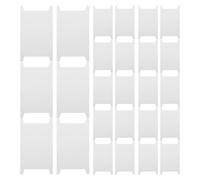 ABOOFAN Organizador de Hilos para Bordar 100 Unidades Tarjeta para Bobinar Hilo de Costura Soporte de Papel Resistente para Cintas y Carretes Almacenamiento Portátil para Manualidades