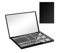 ABOOFAN Paleta de Sombras de Ojos Magnética Vacía Compacto Tamaño Mediano Bandeja de Maquillaje Portátil Base Magnética Diseño Cuadrado para Almacenar Sombras Iluminadores y Polvos