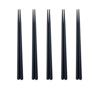 ABOOFAN Palillos Hexagonales de Plástico para Sushi y Comida Asiática, 5 Pares Resistentes y Delicados, Ideales para Uso Hogar y Alta Durabilidad
