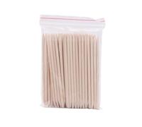 ABOOFAN Palitos de Madera para Uñas de Doble Punta Aplicadores de Cera Multifuncionales 500 Piezas 5 Paquetes Ideales para Manicura Pedicura y Depilación Facial