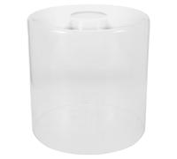 ABOOFAN Pantalla Diseño Simple de Lámpara Cilíndrica de Vidrio Transparente con Cubierta de Luz de Borosilicato Resistente para Lámpara E27
