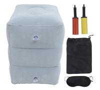 ABOOFAN Pedal Inflable para Viajes Avión Reposapiés de Avión Cómodo Color Gris Esencial Asiento de Coche Cama de Color Aleatorio