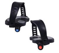 ABOOFAN Pedales Bicicleta Estática Plataforma Ancha y Correas Seguras, Antideslizantes, para Entrenamiento en Gimnasio Casa, Accesorios Compatibles para Ejercicio Estilo Aleatorio