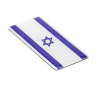ABOOFAN Pegatina Coche Bandera Israel Metal Resistente UV Decoración Exterior Vehículo Multisuperficie