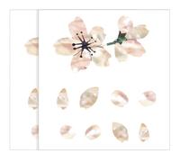 ABOOFAN Pegatina Creativa Material Pvc para Diapasón de Guitarra Diseño de Árbol de Sakura Fácil de Usar y Quitar, Paquete de 2 Unidades para Decoración Única