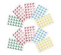 ABOOFAN Pegatinas Adhesivas de Banderitas Multicolor 288 Unidades para Mapas y Planificadores, Etiquetas Decorativas Autoadhesivas, Marcadores Fáciles de Usar y Color Color Aleatorio