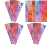 ABOOFAN Pegatinas Antiestrés para Adultos 24 Pcs Tiras Sensoriales Textura Rugosa Adhesivas Tamaño 10X25 CM Material PEVA y PVC Accesorio para Aliviar Ansiedad y Estrés en