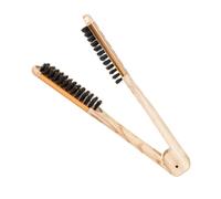 ABOOFAN Peine Alisador Cabello Forma de V Cepillo Multifuncional Dorado para Secado y Alisado Rápido Accesorio Profesional para Uso Casa y Salón