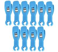 ABOOFAN Pinzas de Perforación Desechables Antideslizantes 10 Unidades 8mm Azul para Perforar Orejas y Nariz Profesional Kit de Piercing Corporal