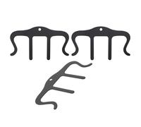 ABOOFAN Pinzas Metálicas para Partituras M Tipo Negras 3 Piezas - Sujetalibros Resistentes para Piano Trompeta y Clarinete Clips para Páginas de Libros y Atriles Uso en Música y