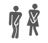 ABOOFAN Placa de Identificación para Baño Acero Inoxidable Negro de para Aseos Masculinos y Femeninos Señalización Duradera para Tiendas y Restaurantes