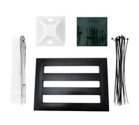 ABOOFAN Placa y Gancho con Lazo para Sujetar Cables con Estructura de Doble Nivel Accesorio Anti Óxido Olor para Pedal de Guitarra Eléctrica para Guitarristas