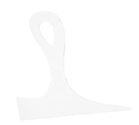 ABOOFAN Plantilla Acrílica Transparente Para Tirador De Tablero De Corte Grande Guía Para Manualidades y Elaboración De Tablas De Embutidos Cocina Herramienta Duradera y Fácil De Usar