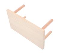 ABOOFAN Plataforma Práctica de Madera Sintética para Hámster Diseño de Segundo Piso, Fomenta Ejercicio y Salud Física y Mental en Mascotas Pequeñas