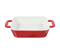 ABOOFAN Plato de Lasaña de Cerámica, Bandeja Rectangular para Hornear, Ligera, Fácil de Guardar, para Microondas y Horno, Fuente para Horno de Cocina
