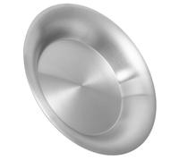 ABOOFAN Plato Diseño Moderno y Elegante de Acero Inoxidable Resistente al Calor y Fácil de Limpiar Adecuado para Servir Pasta y Ensaladas en Cocina Doméstica
