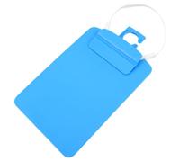 ABOOFAN Portapapeles Médico Azul con Gancho para Uso Clínico, Plástico Resistente, Compatible con Órdenes de Infusión A5 y Notas Manuscritas, Reduce Confusión Documental