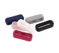 ABOOFAN Presillas de Silicona para Correa de Reloj 20 MM Anillos de Fijación Marino Vino 6 Piezas Sujetadores y Resistentes para Correas de Reloj Ideales para Uso Diario