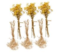 ABOOFAN Ramo Pequeño de Flores Artificiales Secas Aliento de Ñiño 6 Piezas para Decoración de Arreglos y Centros de Mesa en Bodas y Eventos 12 CM