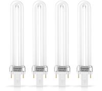 ABOOFAN Repuesto Bombilla Uv 9W 365Nm Para Lampara Uñas Luz TerapéUtica Alta Eficiencia Cura RáPida Gel Ideal Para Uso Profesional Y En Casa