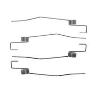 ABOOFAN Resorte de Torsión Metálico para Tapa de Cubo de Basura 100l, Kit de 2 Pares, Mecanismo de Reparación Resistente para Contenedores Exteriores y Uso Industrial