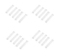ABOOFAN Resortes de Acero Inoxidable para Bolígrafos Resorte de Compresión Pequeño 04X4X20 MM Pack de 20 Unidades para Recambios de Bolígrafo Accesorios para Escritura Profesional