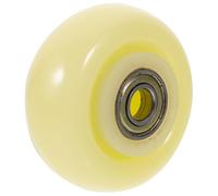 ABOOFAN Ruedas de Nylon Silenciosas 3 Pulgadas para Carretilla de Mano Cojinetes de Bolas, Rueda Direccional Resistente al Desgaste para Entornos Industriales y Logísticos