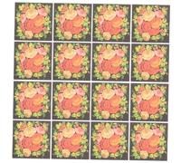 ABOOFAN Servilletas Impresas De Flores Estampado De Flores De Té Servilletas De Papel Para Bodas Cumpleaños y Showers Eventos