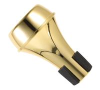 ABOOFAN Silenciador de Trompeta Mini Abs para Práctica Muda Recta y Fácil de Instalar Reduce Volumen sin Perder Calidad de Sonido Accesorio Musical Dorado