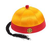 ABOOFAN Sombrero de Brocado Hanfu Accesorio de Cosplay Chino Gorro de Rendimiento Representaciones Culturales con Circunferencia