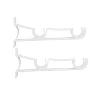 ABOOFAN Soporte de Barra Cortina de Aluminio Reforzado Estante Fijador Resistente para Cortinas Montaje Lateral Paquete de Unidades Compatible con Varillas Perforables para