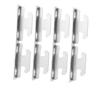 ABOOFAN Soporte De Barra De Cortina Ajustable Fijación De Barra De Cortina para Baño y Cocina Protección Antiarañazos Soporte De Pared para De