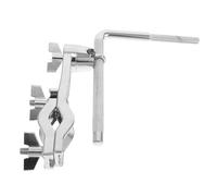 ABOOFAN Soporte de Batería Versátil para Platillos con Soporte Metálico para Cencerro para Bateristas y Percusionistas de Jazz Ligero y Portátil