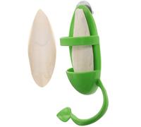 ABOOFAN Soporte de Comida para Loros de Material PP, Herramienta de Alimentación para Pájaros Que Ahorra Espacio y Entrena Su Inteligencia, 1 Set para Jaulas