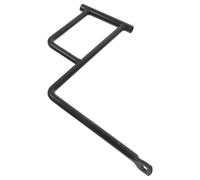 ABOOFAN Soporte de Espejo Retrovisor Lateral Metálico Ajustable para Carretilla Elevadora Negra, Accesorio Repuesto para Montaje Seguro en Operaciones de Almacén