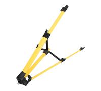 ABOOFAN Soporte de Nivel Amarillo con Trípode de Acero Ajustable, Soporte Fuerte para Mediciones Precisas en Construcción, Medida 1.2 Metros