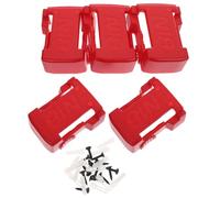 ABOOFAN Soporte de Pared para Batería de 18v Compatible con Herramientas Eléctricas, 5 Piezas de Plástico Abs y PC Resistentes, Base Portapilas Montaje Seguro para Almacenamiento