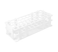 ABOOFAN Soporte Desmontable para Tubos de Laboratorio Gradilla Plástica Resistente con Orificios para Tubos de Almacenamiento y Fácil Limpieza