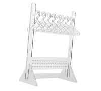 ABOOFAN Soporte Organizador De Pendientes Joyero De Acrílico Transparente Expositor para Joyas Perchas Decoración Elegante
