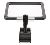 ABOOFAN Soporte para Etiquetas de Precio Ajustable Grande A6 Clip Plástico Negro para Supermercado y Tienda Pinza para Cartel de Mercancía Resistente y Reutilizable Soporte para