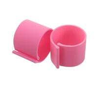 ABOOFAN Soporte para Rollos de Lienzo de Gemas 2 Piezas Clip Organizador Pequeño Rosa para Manualidades DIY Abrazadera Antivuelco para Almacenamiento y Fijación de Telas y Pinturas