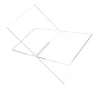 ABOOFAN Soporte Transparente y para de Acrílico en Forma de X sin Ocupar Espacio Adecuado para Biblioteca y Oficina