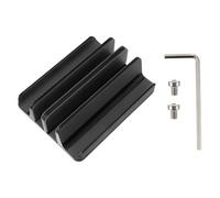 ABOOFAN Soporte Vertical para Tableta de Aleación de Aluminio Negro, Base Ligera y Moderna Que Ahorra Espacio para Escritorio U Oficina