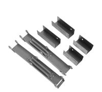 ABOOFAN Soportes para Patas de Mesa Plegable Bisagra de Resorte Oculta Juego de 6 Piezas 2 Muelles 2 U Grandes 2 U Pequeñas Accesorios para Muebles Plegables Instalación Fácil y