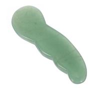 ABOOFAN Tabla de Masaje Facial Gua Sha de Jade Natural para Alivio Raspado y Reducción de Ojeras Herramienta Duradera para Cuidado y Relajación Piel