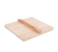 ABOOFAN Tapa de Sartén Tamagoyaki de Estilo Japonés Tapa de Madera para Sartén Cubierta de Sartén Accesorio de Utensilios de Cocina