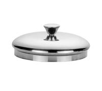 ABOOFAN Tapa de vaso de acero inoxidable de 10 cm, tapa universal para tazas y botellas, antisalpicaduras y a prueba de fugas, ideal para té, café y bebidas, diseño práctico y moderno