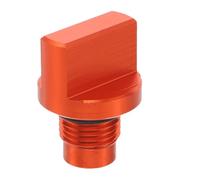 ABOOFAN Tapón de Aceite de Motocicleta Cnc Naranja Varilla Medidora Integrada, Tapa Resistente al Calor y Aceite para Control Preciso del Nivel, Repuesto Compatible para Motor y Depósito